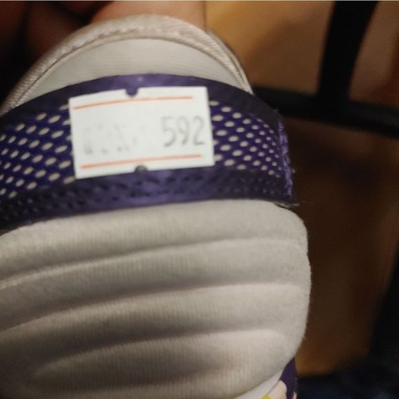 Nike Purple and Neon Green Athletic Shoes - Picture 12 of 12